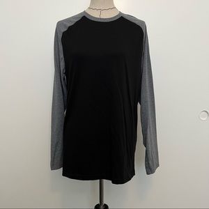 George Black grey long sleeve t shirt